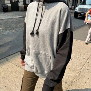 Brandy Melville Grey Black Hoodie